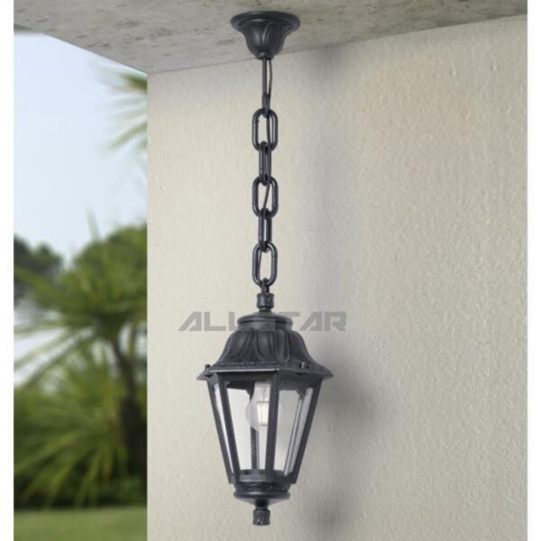 Fumagalli Gate Light Anna Pillar Top anti-Rust/Anti-Corrosion Hanging Outdoor Light Garden Light