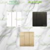 [SIRIM] Zenso Grande Socket and Wall Switch Slim Modern Switches Design 13A 15A 20A/45A Door Bell [White/Black/Gold]