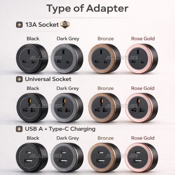 【SIRIM】Surface Power Track 32A Power Line 8000W Power Rail & Socket Adapter 13A Universal Socket USB Heavy Duty