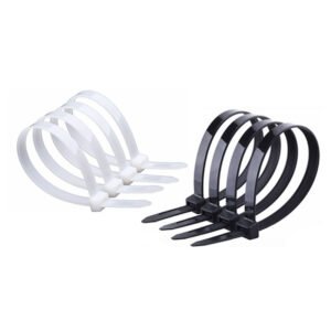 [READY STOCK] Black Or White 100pcs Nylon Cable Ties Pengikat Kabel Locking Zip Length 4" 6" 8" 10" 12"