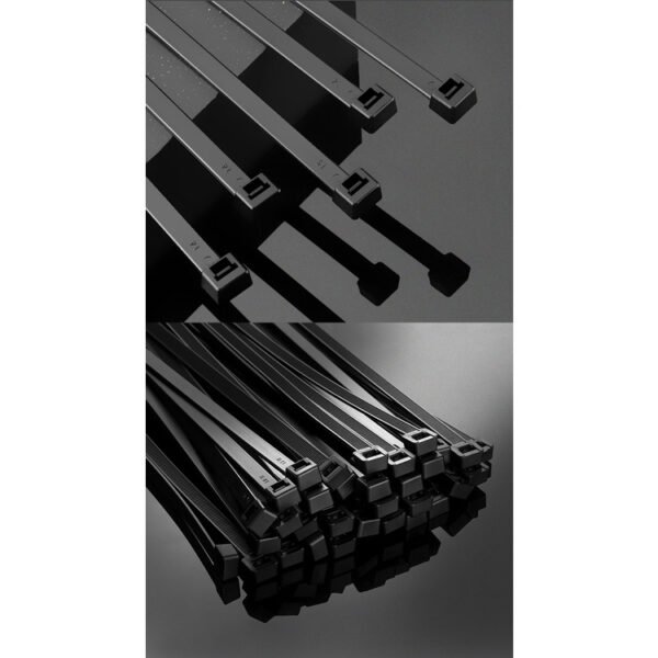 [READY STOCK] Black Or White 100pcs Nylon Cable Ties Pengikat Kabel Locking Zip Length 4" 6" 8" 10" 12"