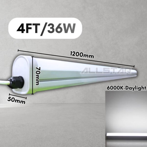 69f82c3eb23c5_1777871934.jpg T8 LED Tri-proof Lamp 2FT 20W / 4FT 36W Lampu Kalis Air Very Super Bright & Weatherproof Outdoor