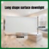 69f82c3f1fa72_1777871935.jpg LED Square Surface Mounted Downlight | 40W Super Bright Rectangular Ceiling Lamp