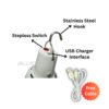 69f82c3ff21e4_1777871936.jpg Bossman USB Rechargeable LED Light Bulb 68W BREL-68 Lampu Cas Pasar Malam LED Lampu Gantung Lampu Emergency Rumah
