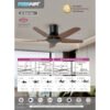 【Designer's First Choice】REGAIR MT36" 46" 56" DC Motor Ceiling Fan With Light 5B-16S-8889CFM