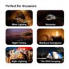 69f82c40b10ac_1777871936.jpg Bossman USB Rechargeable LED Light Bulb 68W BREL-68 Lampu Cas Pasar Malam LED Lampu Gantung Lampu Emergency Rumah