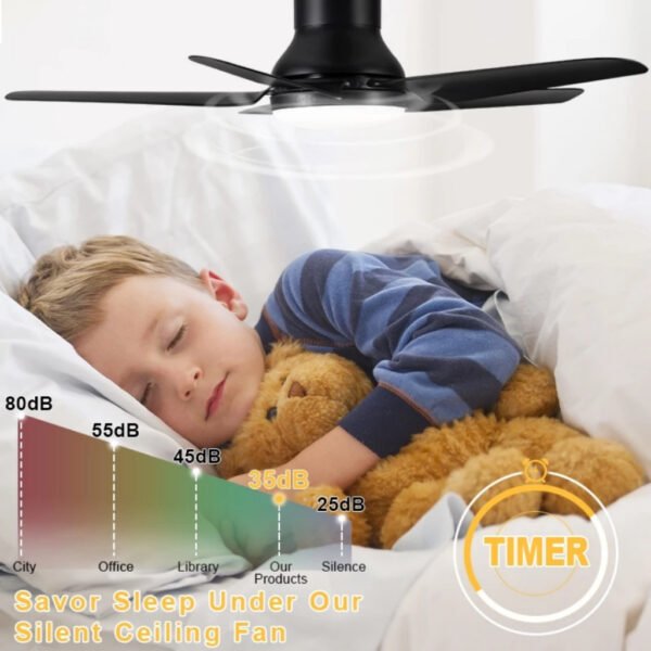 【Designer's First Choice】REGAIR MT36" 46" 56" DC Motor Ceiling Fan With Light 5B-16S-8889CFM