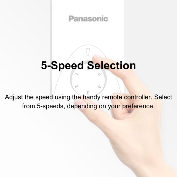 Panasonic Auto Wall Fan 5 Speed Selections (16") F-MQ409 & Boss BAF-360
