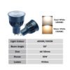GU10 LED Bulb 5W 6W 8W 10W Spotlight Bulb Tracklight Energy Saving 6000K 4000K 3000K 3 Colour