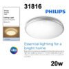 Philips  31815/31816 LED Ceiling Light 2700K Warm White lampu ceiling