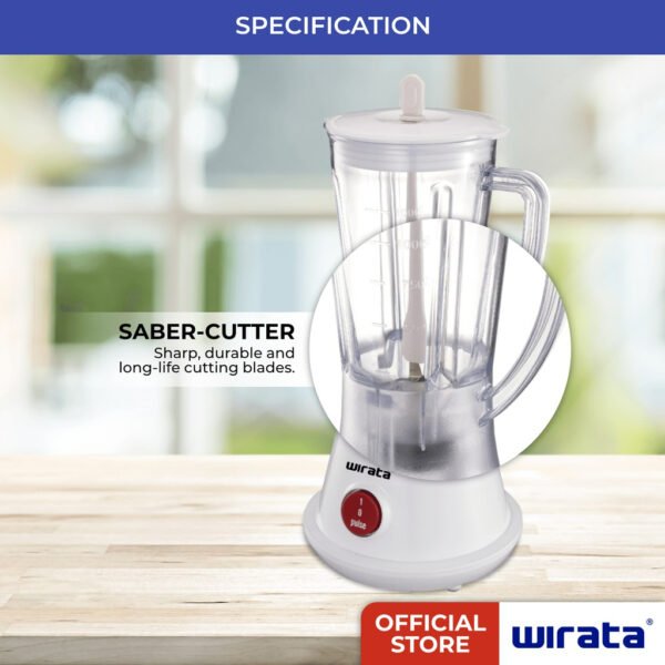 69f82c48f36d7_1777871945.jpg Wirata BG-288 2in1 Blender & Grinder Dry Mill Pengisar 350W