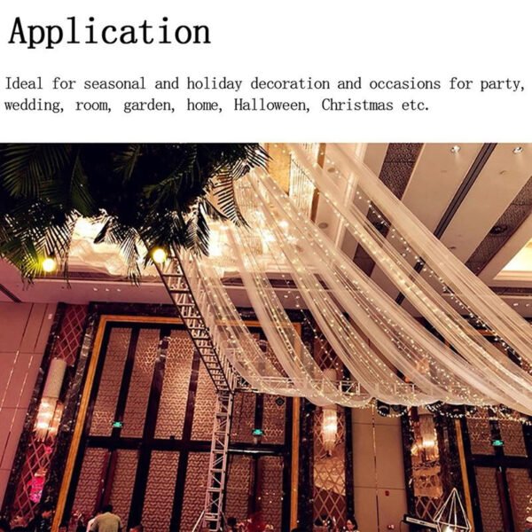 Warm White 10M 100 LED Fairy String Lights – Party Décor Lighting for Home, Events & Celebrations