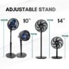 Boss Rotating Stand Fans (10", 14", 20") Fans Oscillation Fan Kipas Berdiri Kipas Angin Berdiri