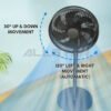 Boss Rotating Stand Fans (10", 14", 20") Fans Oscillation Fan Kipas Berdiri Kipas Angin Berdiri