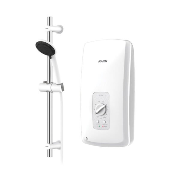 69f82c4dca6a1_1777871949.jpg JOVEN INVERTER SILENT DC PUMP INSTANT WATER HEATER WITH HAND SHOWER SC33IP WHITE