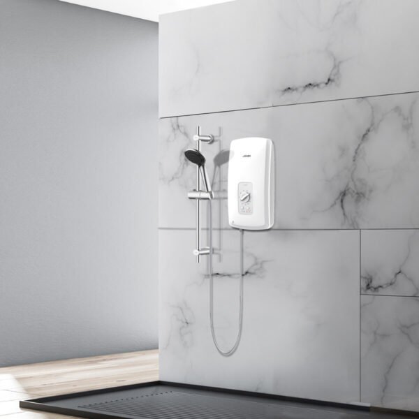 69f82c4e20bcd_1777871950.jpg JOVEN INVERTER SILENT DC PUMP INSTANT WATER HEATER WITH HAND SHOWER SC33IP WHITE