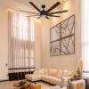 DEKA+ PRIME 65'' 8 Blades 24 Speeds with Remote Control DC Motor 18W LED Ceiling Oak Kipas Siling