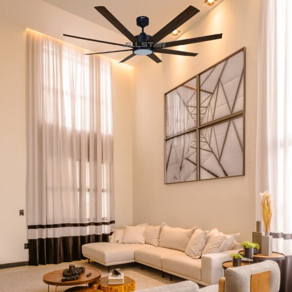 DEKA+ PRIME 65'' 8 Blades 24 Speeds with Remote Control DC Motor 18W LED Ceiling Oak Kipas Siling