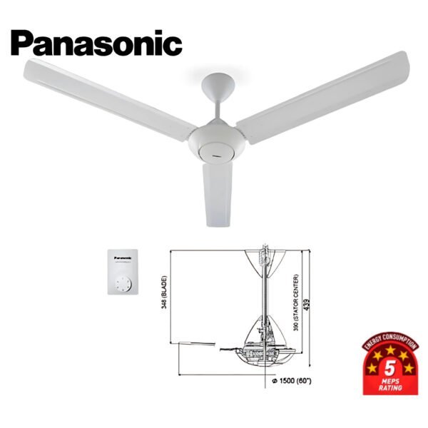 69f82c52325b3_1777871954.jpg Panasonic Ceiling Fan 5-Speed Regulator F-M15A0