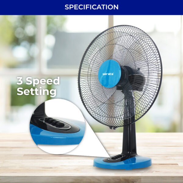 Wirata TF-180 Table Fan Kipas Meja 18"