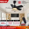REGAIR ROZY 30" DC Motor Ceiling Fan with 5 Blades (16 Speed) 8F+8R/ Remote Control