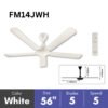 69f82c577f0b8_1777871959.jpg Panasonic BAYU Ceiling Fan 5 Blades 3 Speed Timer Remote Control (56") F-M14JHVBWH F-M14JHVBKH