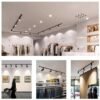 69f82c5bb0221_1777871963.jpg CEILING LIGHT 10W LED SET Rail & Lampu TRACK LIGHT Spotlight Ceiling Light Hitam Putih Track Murah Dan Berquality