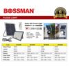 BOSSMAN Solar Led Flood Light Aluminum Waterproof Remote Control 6500K (100W,250W,300W,400W)