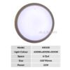 Opple Ceiling Light Lamp High Quality Modern Panel Led Indoor Acrylic Ceiling Light 3 Color Lampu Siling Ruang Tamu