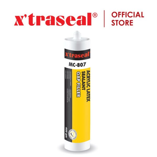 X'traseal (White) MC-807 Acrylic Latex Sealant - Gap Filler 450g