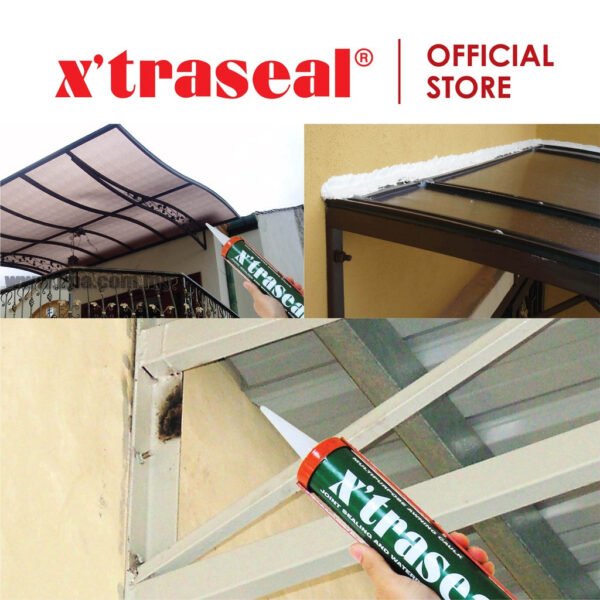 X'TRASEAL (Grey) AWNING SILICONE AND ROOFING SEALANT WATERPROOF CAULK SILICONE XTRASEAL
