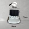 69f82c633b416_1777871971.jpg BS Light LED Recessed Eyeball 9W Anti-Glare Spotlight Ceiling Lamp Recessed Lampu
