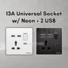 Bossman Premium Switch Socket X1 & X2 Series Sirim Approved 13A Socket Outlet Power Wall Plug