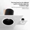 69f82c63ba163_1777871971.jpg BS Light LED Recessed Eyeball 9W Anti-Glare Spotlight Ceiling Lamp Recessed Lampu