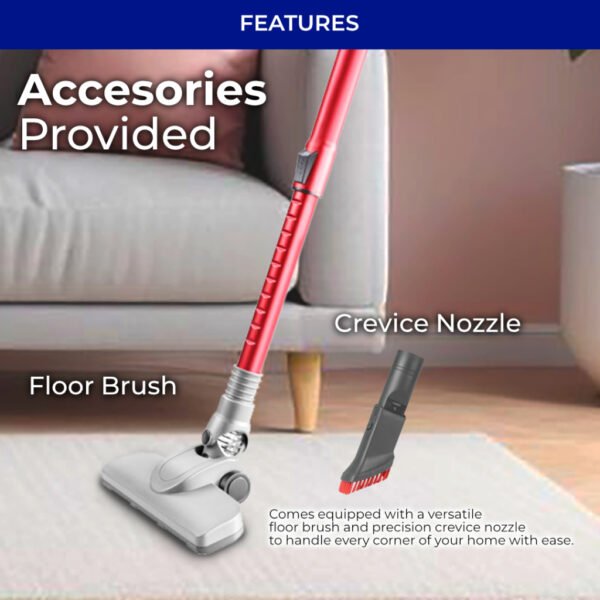 Wirata VC-550 Cordless Vacuum Aluminium Telescopic Tube
