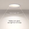 69f82c6822822_1777871976.jpg Anti-Glare LED Recessed Downlight Plastic 12W 18W Lampu Siling Rumah Round Room Ceiling Lighting