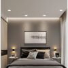 69f82c68bde83_1777871976.jpg Anti-Glare LED Recessed Downlight Plastic 12W 18W Lampu Siling Rumah Round Room Ceiling Lighting