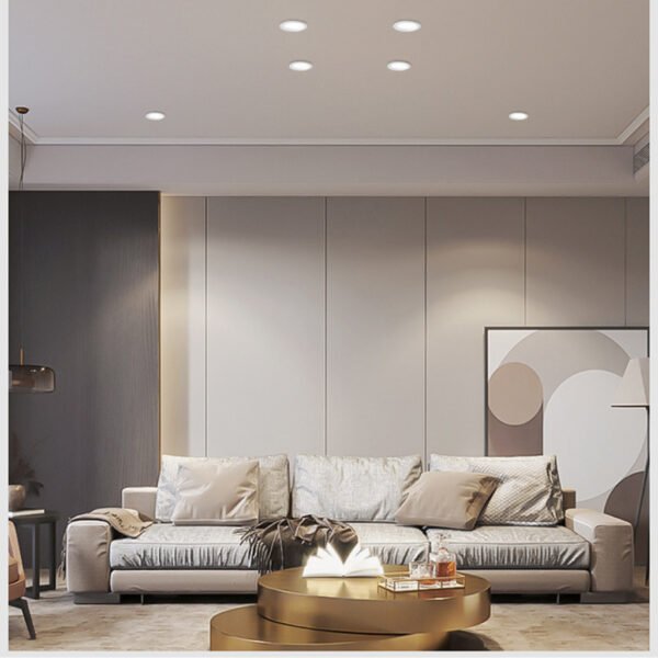 69f82c692d079_1777871977.jpg Anti-Glare LED Recessed Downlight Plastic 12W 18W Lampu Siling Rumah Round Room Ceiling Lighting