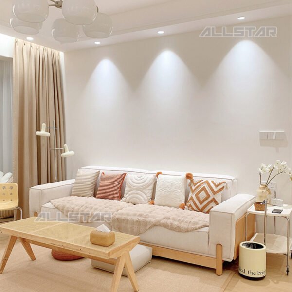 Recessed Anti Glare LED Spotlight Eye Ball 7W 11W Downlight 3 Color 4000K 3000K