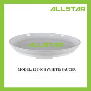 69f82c6a8e5e6_1777871978.jpg ANEKA 12in to 21in Plastic Flower Pot Pasu Bunga Saucer-12in White Saucer
