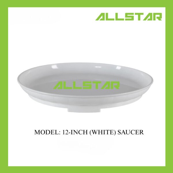 69f82c6a8e5e6_1777871978.jpg ANEKA 12in to 21in Plastic Flower Pot Pasu Bunga Saucer-12in White Saucer