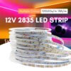 Multicolor LED Strip Light 5M 2835 120LED/m DC12V Flexible Led Neon Light Room Decoration