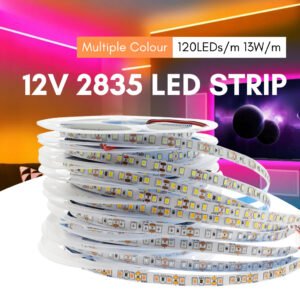 Multicolor LED Strip Light 5M 2835 120LED/m DC12V Flexible Led Neon Light Room Decoration