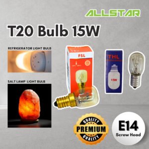 THL Refrigerator Bulb T20 15W E14 - Salt Crystal Lamp / Refrigerator Lamp / Kitchen Exhaust Hood / Sewing Machine