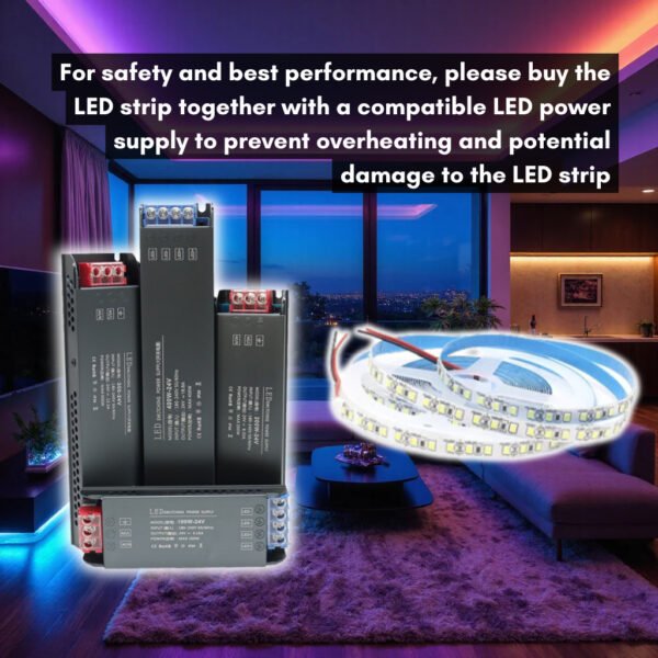 Multicolor LED Strip Light 5M 2835 120LED/m DC12V Flexible Led Neon Light Room Decoration
