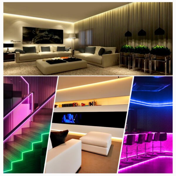 Multicolor LED Strip Light 5M 2835 120LED/m DC12V Flexible Led Neon Light Room Decoration