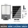 Bossman LED Solar Street Lantern 800W 1000W Waterproof 6500K Outdoor Light Street Light