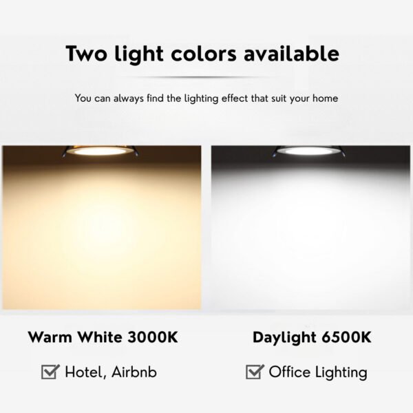 Panasonic Recessed LED Downlight 5" 6" Round 12W 15W (WARMWHITE), (DAYLIGHT) Anti Glare Bright Ceiling Light