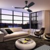 INOVO POLO 42 LED DC Motor 3 Color LED Light 3 ABS Blade 16 Speed (8F+8R) Remote Control Ceiling Fan | Kipas Siling