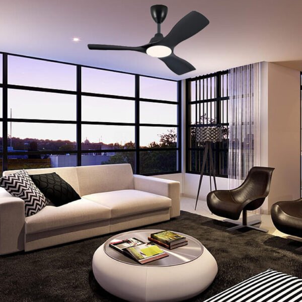 INOVO POLO 42 LED DC Motor 3 Color LED Light 3 ABS Blade 16 Speed (8F+8R) Remote Control Ceiling Fan | Kipas Siling